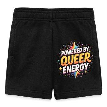 Propulsé par Queer Energy – Déclaration de fierté - Short Bébé - noir - Devant