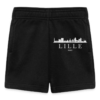 Lille Skyline, Lille France - Baby Shorts - black - Front