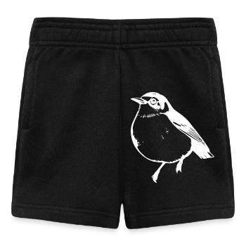 Bird white - Baby Shorts - black - Front