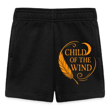 Child of the Wind -Spirit T-Shirt mit Freiheit - Short Bébé - noir - Devant