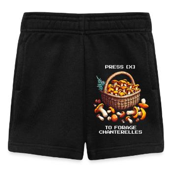 Appuyez sur [X] pour collecter | Cueillette de chanterelles - Short Bébé - noir - Devant