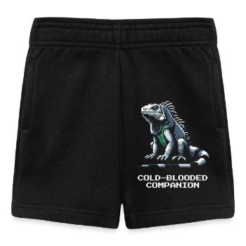Cold-Blooded Pet | Iguana Reptile - Baby Shorts - black - Front