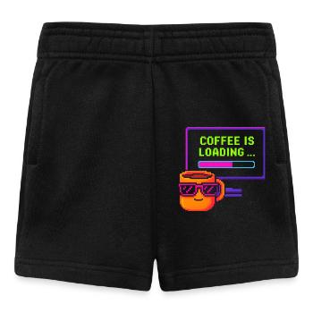 Le café est en cours de chargement - Short Bébé - noir - Devant