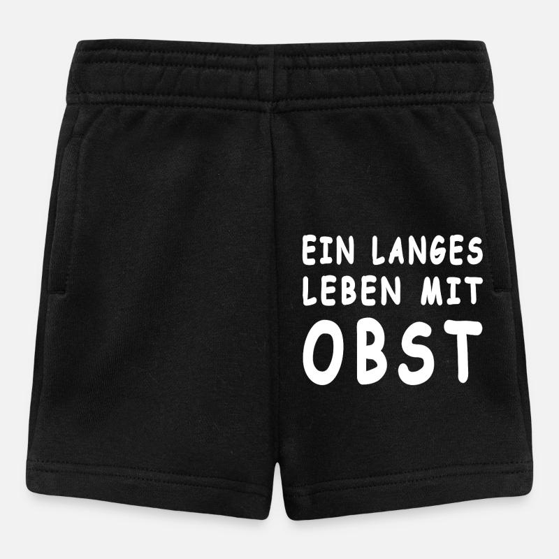 Obst - Baby Shorts - Schwarz
