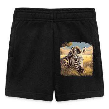 Zebras Zebra - Baby Shorts - black - Front