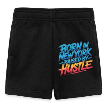 Né à New York – Hustle Streetstyle - Short Bébé - noir - Devant