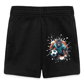 Équipe de football Gorilla - Short Bébé - noir - Devant