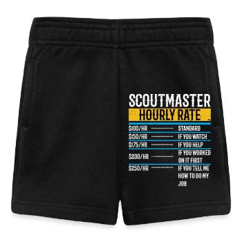 Scoutmaster Vintage Hourly Rate - Baby Shorts - black - Front