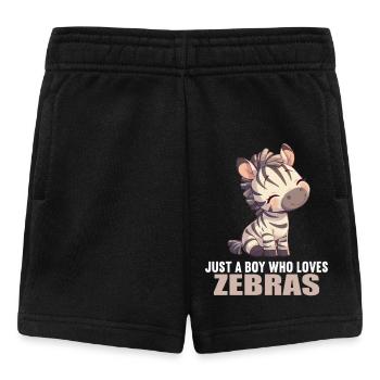 Zebras Zebra - Baby Shorts - black - Front