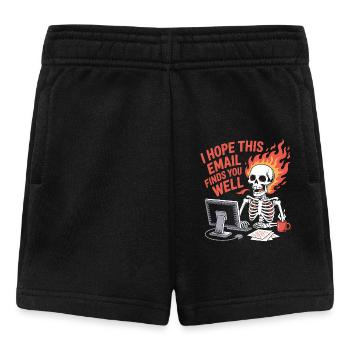 Ich hoffe, diese E-Mail kommt bei dir gut an - Lustiges T-Shirt - Baby Shorts - Schwarz - Vorne
