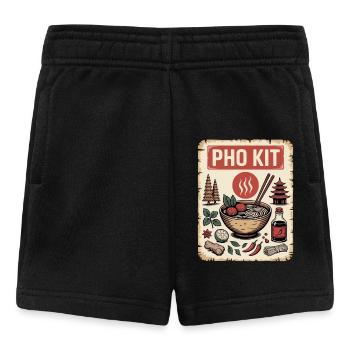 PHO KIT Vietnamese Pho Noodle Soup - Baby Shorts - black - Front