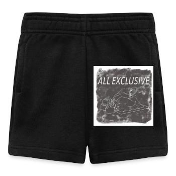 Alles exklusiv - Baby Shorts - Schwarz - Vorne