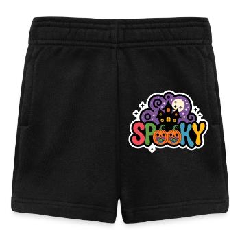 Haunted House Halloween - Baby Shorts - black - Front