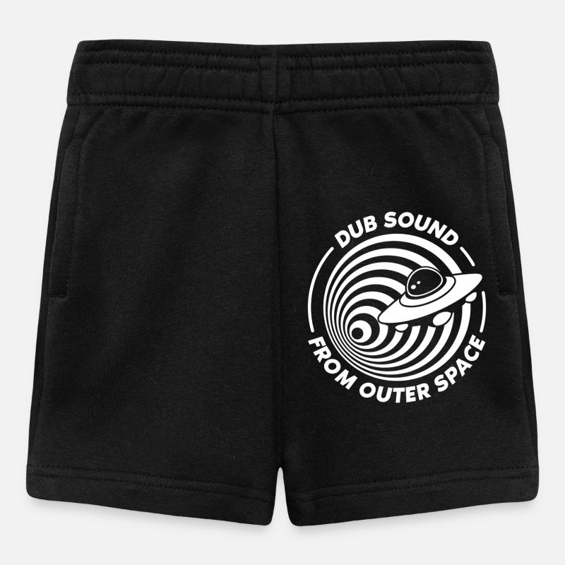 Dub Spatial OVNI Vortex - Short Bébé - noir