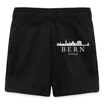 Bern skyline, Bern Switzerland - Baby Shorts - black - Front