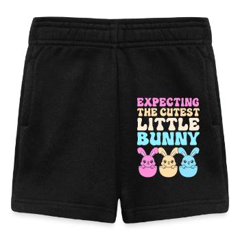 Gender Reveal Easter Mom-to-be - Baby Shorts - black - Front