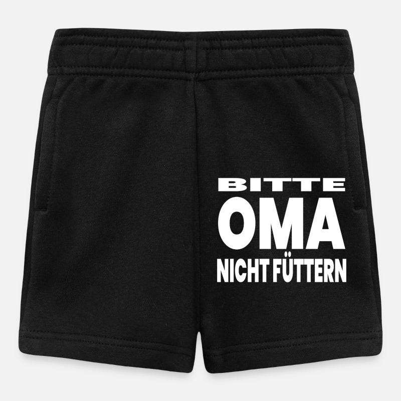 Oma - Baby Shorts - Schwarz