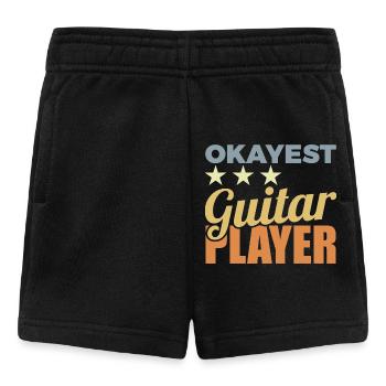 Guitariste moyen - Short Bébé - noir - Devant