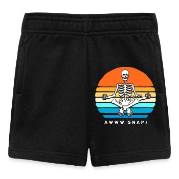Arm Fracture Halloween Skeleton Bone Bone Fracture - Baby Shorts - black - Front