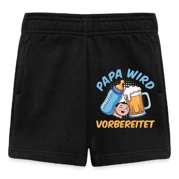 Dad-to-be DADDY IS PREPARED Funny - Baby Shorts - black - Front