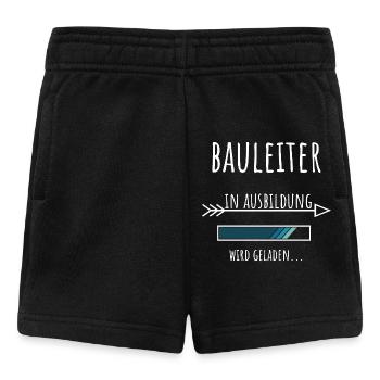 Civil Engineering Student Training Construction Manager - Baby Shorts - black - Front