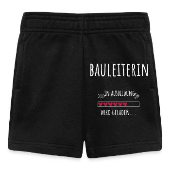 Civil Engineering Student Training Construction Manager - Baby Shorts - black - Front