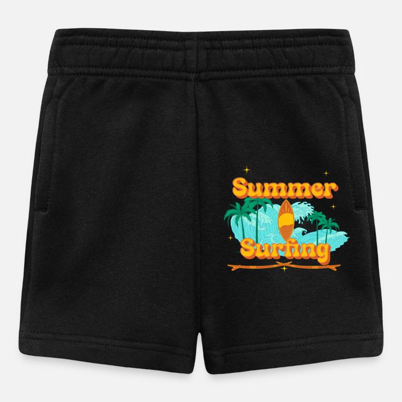 Surfing - Baby Shorts - black