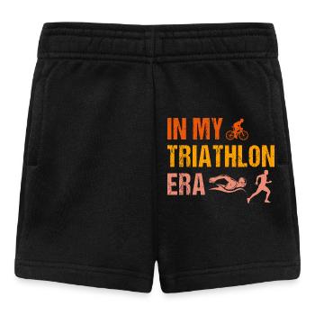 Triathlon Swimming Cycling Running Vintage Sports - Baby Shorts - black - Front
