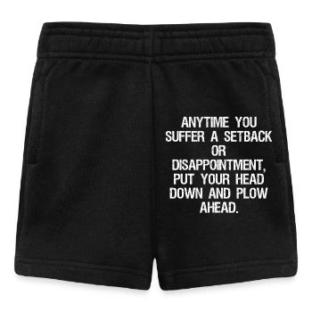 chaque fois que vous subissez un revers ou une déception - Short Bébé - noir - Devant