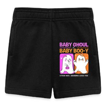 Halloween Gender Reveal - Baby Shorts - Schwarz - Vorne