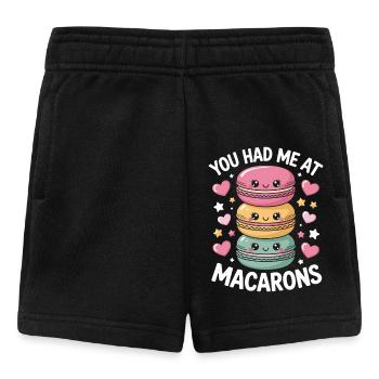 Macaron French Desserts - Baby Shorts - black - Front