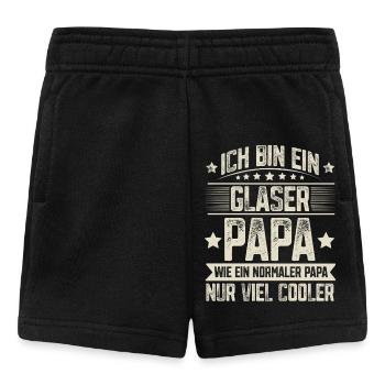 Glaser Papa - Baby Shorts - Schwarz - Vorne