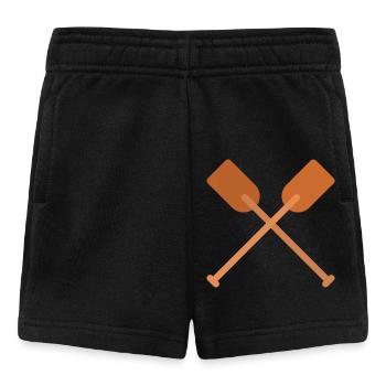 Nautic Design Avrons croisés Emblème Rames Pagaies - Short Bébé - noir - Devant