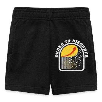 Order to Disorder, Geschenk für MINT-Student, Ingenieur - Baby Shorts - Schwarz - Vorne