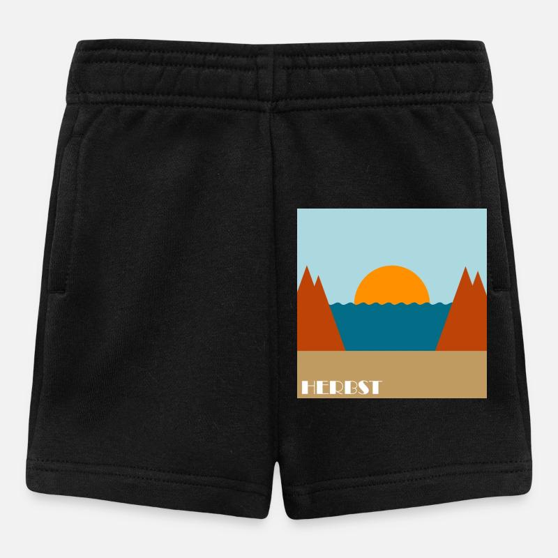Automne - Short Bébé - noir