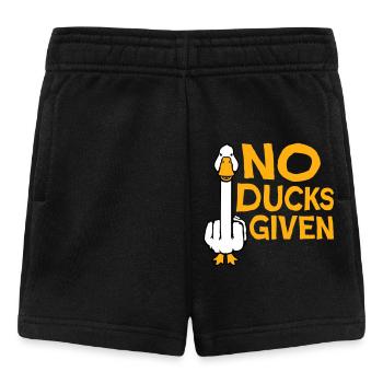 Gans No Ducks Given Mittelfinger Freche Ente Cool - Baby Shorts - Schwarz - Vorne