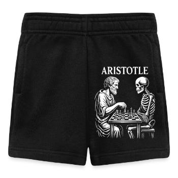 Échecs Aristote vs Skeleton - Short Bébé - noir - Devant