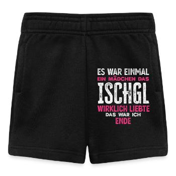Lustiges Après Ski Ischgl Liebe Mädchen Alpen - Baby Shorts - Schwarz - Vorne