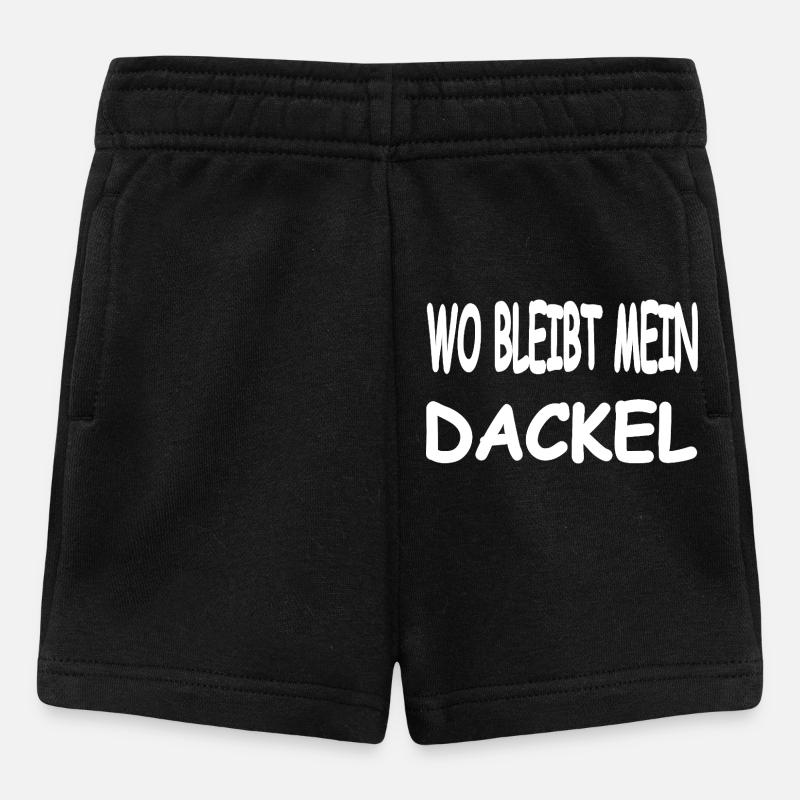 Dackel - Baby Shorts - Schwarz