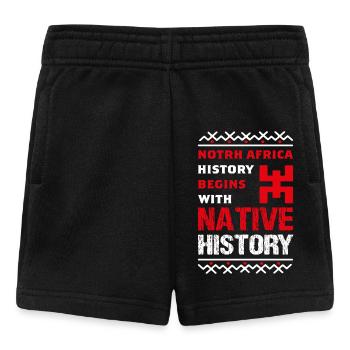 Indigene Geschichte Nordafrikas - Baby Shorts - Schwarz - Vorne