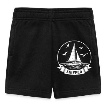 Skipper Voilier Capitaine maritime - Short Bébé - noir - Devant