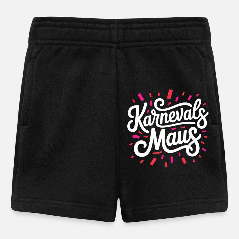 Karnevalsmaus Karneval Köln Kölner Karnevals Maus - Baby Shorts - Schwarz