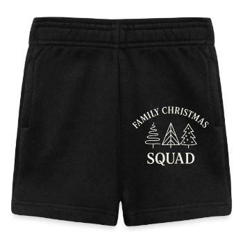 Family Christmas Tree Squad - Baby Shorts - black - Front