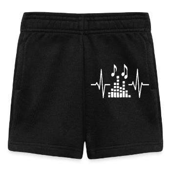 Beatwave Pulse Musik - Baby Shorts - Schwarz - Vorne