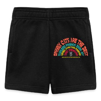 Sphynx Cat Funny Sarcastic Humor - Baby Shorts - black - Front