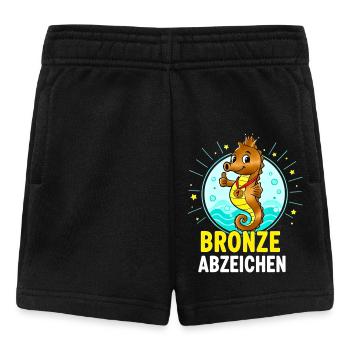 Bronze Abzeichen Schwimmkurs Bestanden  - Baby Shorts - Schwarz - Vorne