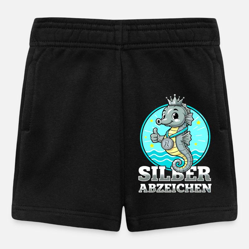 Insigne d’argent Natation Performance réussie - Short Bébé - noir