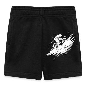 Energischer Mountainbike-Kunst-Radfahrer - Baby Shorts - Schwarz - Vorne