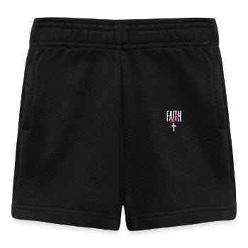 Jesus Christian Catholic Believers Worship Service - Baby Shorts - black - Front