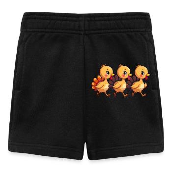 Thanksgiving Truthahn Baby - Baby Shorts - Schwarz - Vorne